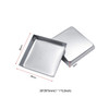 Allwon 56 Pack Empty Square Metal Pans for Eyeshadow Palette Magnetic Makeup Palette 26mm