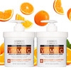 Advanced Clinicals Vitamin C Cream Visibly Brightening Body Lotion Vitamin C Moisturizer Skin Care Body Cream For Women