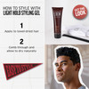 American Crew Mens Hair Gel Light Hold Styling Product 131 fl oz