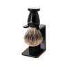 Edwin Jagger 1EJ946SDS Classic Best Badger Hair Exfoliating Shaving Brush with Stand for Shaving Cream or Shaving Soap f