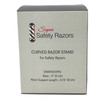Super Safety Razors Curved Chrome Razor Stand AllMetal ChromePlated Holder for Safety Razors with Handle Length 80 mm Up