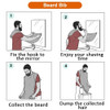 Beard Bib Apron for Men Valentines Day Gift Beard Trimming Catcher Bib for Shaving Hair Clippings Waterproof NonStick Ha