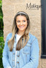 Motique Accessories Grey 1 Inch Satin Hard Headband for Women and Girls