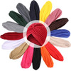 SATINIOR 16 Pieces Stretch Turbans Chemo Head Wraps Polyester Head Beanie Cover para Mujer Turbantes for WomenChic Color