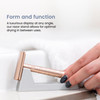 The Henson Razor Stand Lightweight and Highly Durable Safety Razor Stand for Men and Women Aluminum Razor Holder Designe