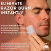 Gents Alum Block in Plastic Case Upgrade Your Shave Soothing Aftershave Solution for Shaving Razor Burn Relief Travel Fr