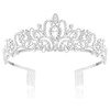 Makone Crowns for Women Princess Tiaras for Girls Queen Crown and Comb Tiara for Wedding Birthday Pageant Bridal Prom Ch