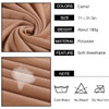 Kachanaa 4 Pieces African Turbans Head Wraps Jersey for Black Women Stretch Scarf Urban Long Solid Color Breathable Soft
