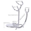 Deluxe Razor and Shaving Brush Stand with Bowl 2 Pcs Razor and Brush Holder Set for Shaving Brush and Straight Razors Ba