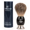 Luxury Shaving Brush for Men by VIKINGS BLADE Ultra Heavy Acrylic 316L Steel Handle Super Strong Knot Backbone Minimal S
