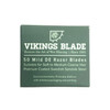 VIKINGS BLADE Double Edge Safety Razor Blades 50x Blades Swedish Steel Platinum Coated Replacement Razor Blades Refills