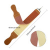 Grandslam Pro Natural Wooden Handle 420 Stainless Steel Straight Razor with Premium Leather StropStraight Razor Shaving