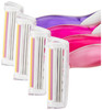 BIC Soleil Scent 3Blade Lady Razor with Lubricating Strip for a Smooth shave and Easy Grip Handle Pack of 4