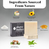 Kitsch Shaving Soap for Men Hydrating Shave Butter Shave Soap Bar Nourishing Bar Soap for Smooth IrritationFree Shave Pa