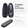 Travel Case for The ToiletTree Professional Water Resistant Heavy Duty Nose Hair Trimmer with LED Light Trimmer Not Incl