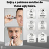ToiletTree Products Nose Hair Trimmer with LED Light Stainless Steel HeavyDuty Casing Ear Nose Hair Trimmer Mens Groomin