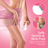 Clio PALMPERFECT Electric Bikini Trimmer TravelFriendly Hair Shaver for Smooth Dual Blade for Close Shave Use Wet or Dry