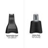 Wahl Groomsman Rechargeable Precision Trimmer for Hygienic Grooming with Rinsable Interchangeable Heads for Eyebrows Nec