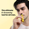 Gorilla Technique Nose Ear Hair Trimmer for Men Rechargeable 2in1 Trimmer for Nose Ear Eyebrow Hair Removal No Pull No S
