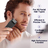 Beatslm Mens Beard Trimmer 20 Length Adjustable IPX7 Waterproof Cordless Hair Clipper Stainless Steel TBlade for Precisi