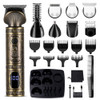 Scttomon Beard Trimmer Kit Professional Hair Clipper Zero Gapped TBlade Electric Shaver Razor Nose Body Trimmer for Men