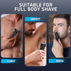 Beatslm Body Trimmer for Men Groin Body Hair Trimmer Ball Foil Shaver Nose Hair Clippers 3 in 1 Mens Waterproof WetDry G