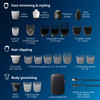 Norelco Philips Multigroom 9000 Series AllinOne Trimmer Beard Trimmer and Hair Clipper 25Piece27Length Mens Grooming Kit
