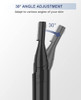 Electric Eyebrow Trimmer Painless Portable Eyebrow Shaper Trimmer Kit for Women Men Eyebrow Hair Trimmer with Battery fo