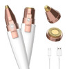 JNATER Eyebrow RazorFacial Hair Removal for Women USB Rechargeable 2 in 1 Eyebrow Trimmer and 100 Painless Hair Remover
