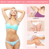 RIYUETAN Bikini Trimmer for Women Electric Razors for Women Double Head Dual Purpose Hair Trimmer Ipx7 Waterproof Wet Dr