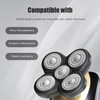 BOEEA 3 Pack Blades Refills Compatible with Freebird Shaver 5 Blades Shaver Replacement Head for Bald Men Electric Razor