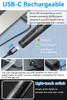 HILIYOT Nose Hair Trimmer USB Rechargeable Professional Painless Ear Hair Trimmer for Men Women Powerful Motor DualEdge