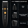 Scttomon Electric Groin Hair Trim Ball Trimmer for Men Body Shaver BelowTheWaist Groomer Nose Hair Trimmer Waterproof Co