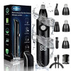 Aiefeya Nose Trimmer for Men Women Professional Eyebrow Facial Hair Remover IPX7 Waterproof USB Rechargeable Easy Cleani