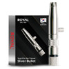 ROYAL Made in Korea Premium Manual Nose Hair Trimmer for Men Silver Bullet BatteryFree Stainless Steel Rotary Blade Groo