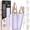 Rechargeable Facial Hair Remover for Women 2 in 1 Electric Eyebrow and Facial Hair Remover Suitable for Middleaged Women