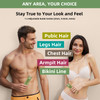 INVJOY Pubic Hair Trimmer for Men Women Electric Body Shaver wLight for Balls Groin Bikini Trimmer No Nick No Cut No Raz