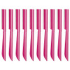 Eyebrow Trimmer Completely Stainless Steel Eyebrow Razor Shaper for Men and Women Grooming Shavers10 pcsbox