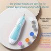 PandaEar Baby Healthcare and Grooming Kit Baby Nursery Health Care Set Electric Safety Nail Trimmer Newborn Essentials K