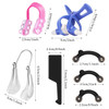 5 Pieces Nose up Lifting Clips Silicone Wide Nose Shaper Bridge Slimming Clips No Pain Beauty Straightening Tools for Wo