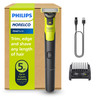 Norelco Philips OneBlade 360 with Connectivity Hybrid Face Electric Beard Trimmer and Shaver with 360 Blade Technology 1