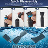ULAIDO Nose Ear Hair Trimmer for Men Rechargeable 3 in 1 Grooming Kit for Nose Ear Eyebrow Body Hair No Pull No Snag Pai