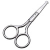 AsonTao Small Scissors With Round Tip Design Professional Grooming for Hair Eyelashes Nose Eyebrow Trimming Mustache Wil