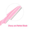 Boao 24 Pcs Eyebrow Razor Face Dermaplane Razor for Women and Men Fuzz Face Shaver Colorful Facial Shaper Trimmer with P