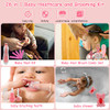 LLbucuo Baby Healthcare and Grooming Kit 26 in 1 Baby Electric Nail Trimmer Set Newborn Nursery Health Care Set for Newb