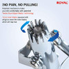 ROYAL Made in Korea Nose Hair Trimmer for Men Birdie Manual BatteryFree Waterproof Painless with Twelve DualEdged Blades