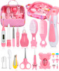 Baby Healthcare and Grooming Kit Electric Safety Nail Trimmer Baby Nursery Kit Newborn Care Kits with Hair Brush Comb fo