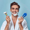 Nincha Manual Razor Travel Case Portable Plastic Manual Razor Trimmer Protector Blue