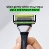 Dorco Pace 6 Pro Six Blade Razor System with Trimmer 12 Pack Refill No Handle