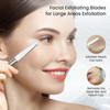 Dermaplaning Tool for Face Exfoliation with 20 Replaceable Blades Facial ShaverEyebrow Razor Peach Fuzz Removal Eyebrow